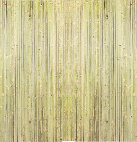 Bamboo Slat Fence 6ft x 13ft, Natural Split Bamboo Fencing, Privacy Screen 6 Feet High Outdoor, Privacy Fence for Garden, Divider, Balcony, Pool