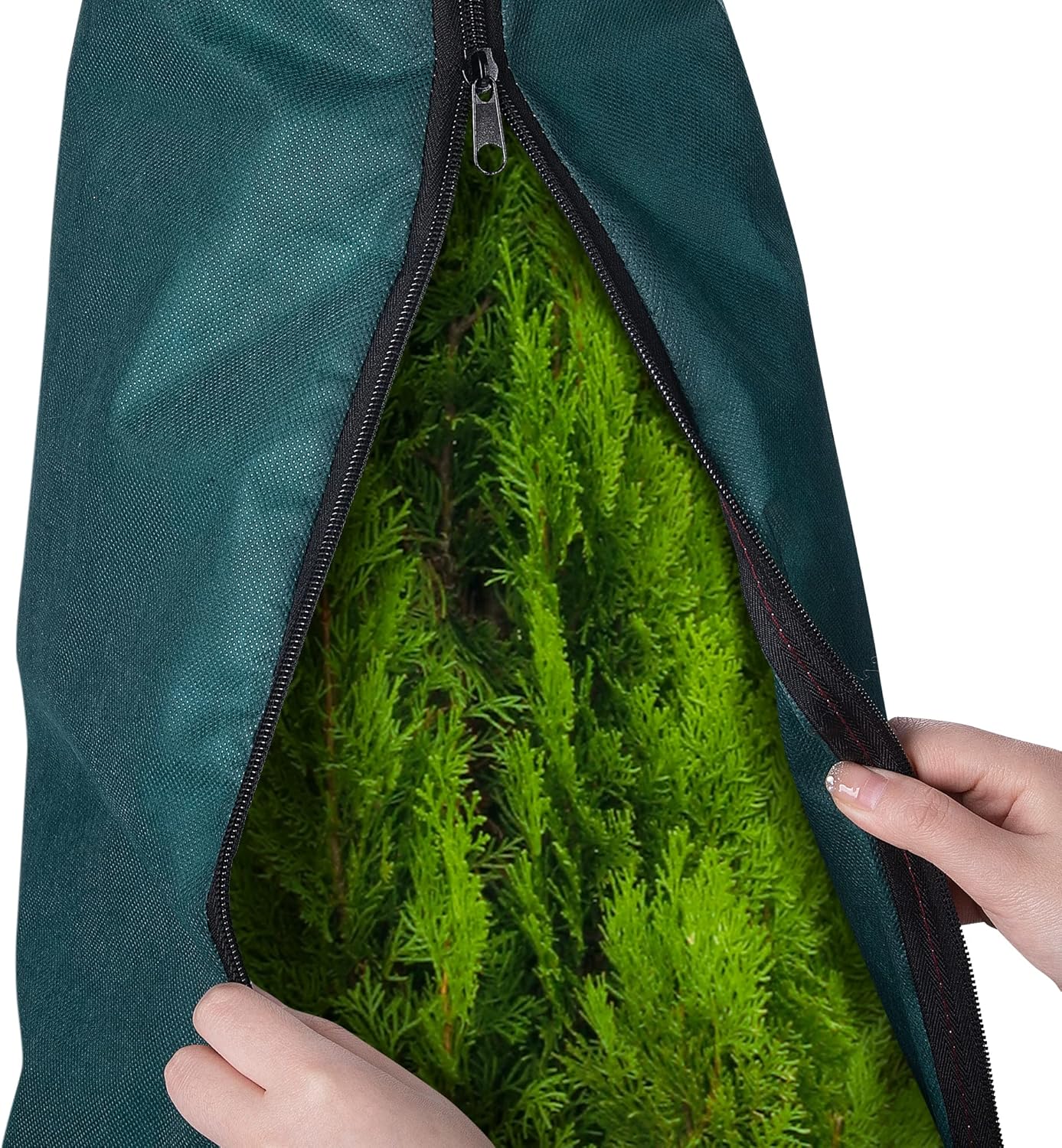 EBaokuup Zip A Tree Plant Covers Freeze Protection,79" H x 24" W Frost Blankets for Outdoor Plants,Warm Plant Protection Cover Bags for Cedars, Juniper, Cypress Trees (Medium)