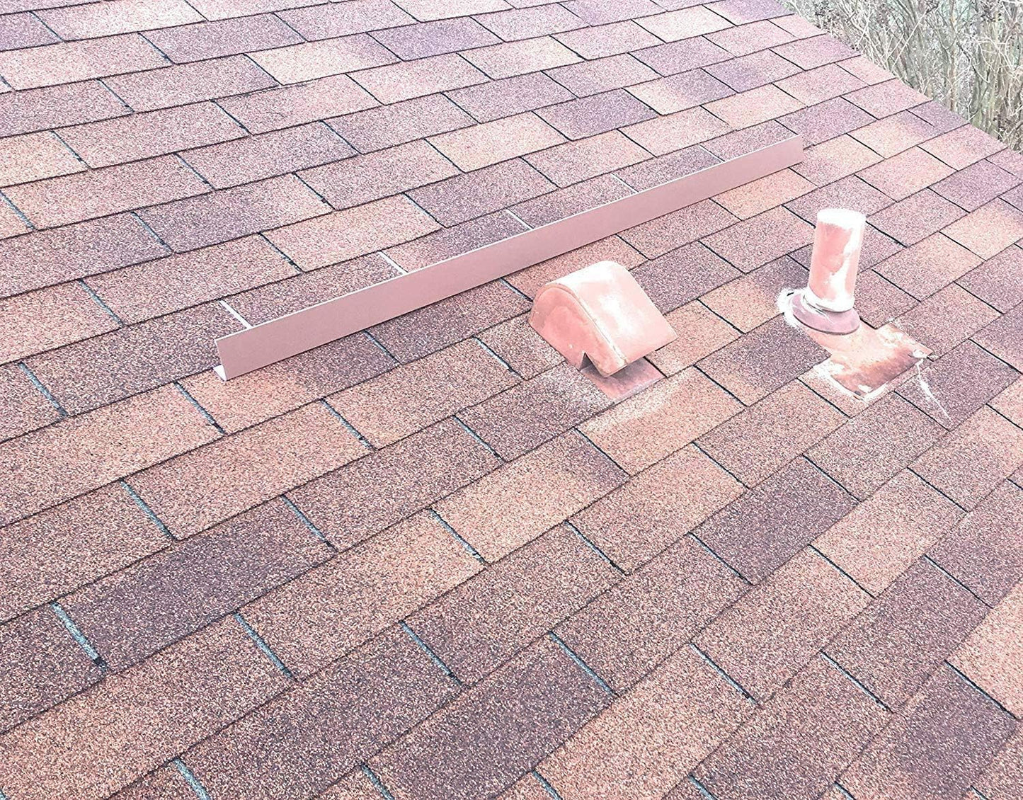 Eagle 1-26 Gauge 5 Foot Rain Diverter - Nails and Instructions Included (Mill Finish Aluminum, Copper, Galvanized, Stainless Steel & More) (2, Burgundy)