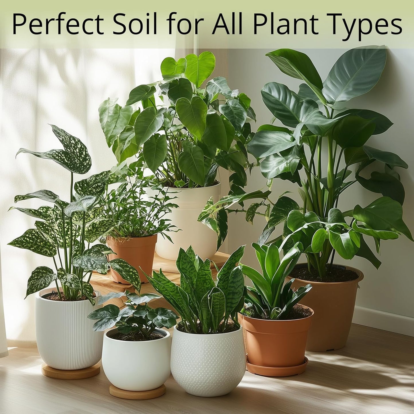 Coconut Coir Potting Soil for Indoor Plants - Expands to 3.5 Quart (7.5 lb) | Bonsai Soil Discs Perfect for General Houseplants, Herbs, and Bonsai Trees - Expands with Water