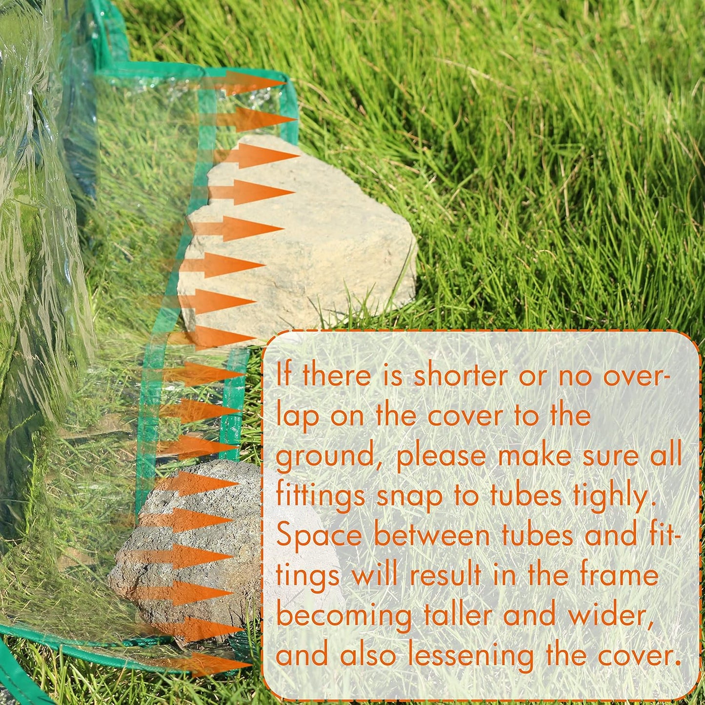 Gardzen Mini Greenhouse Heavy Duty Portable Green House, Clear Tent Small Greenhouse for Indoor Outdoor Plants 36.2”(L) x36.2”(W) x42.5”(H)