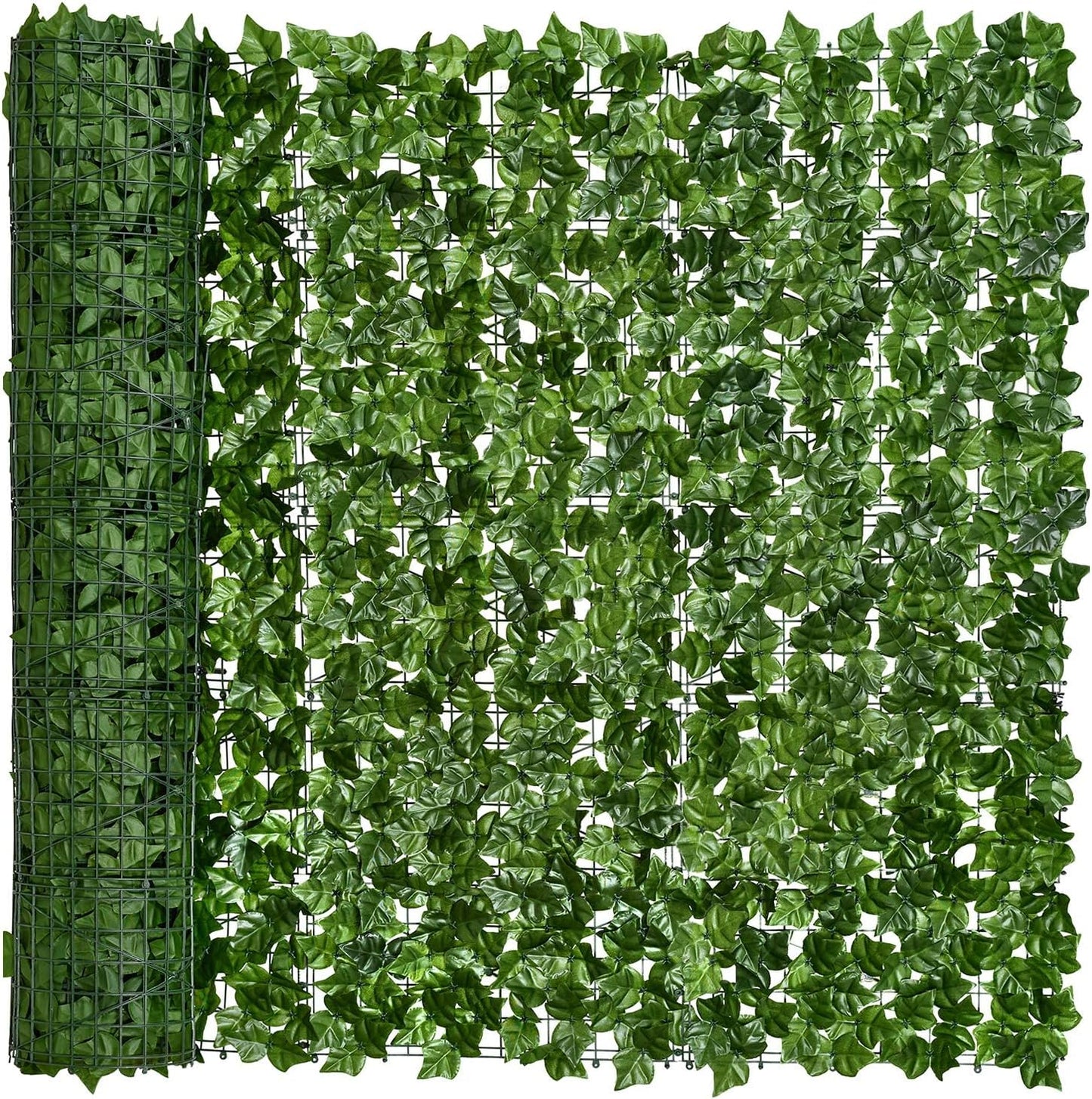 DearHouse Artificial Ivy Privacy Fence, 118x59in Artificial Hedges Fence and Faux Ivy Vine Leaf Decoration for Outdoor Garden Decor