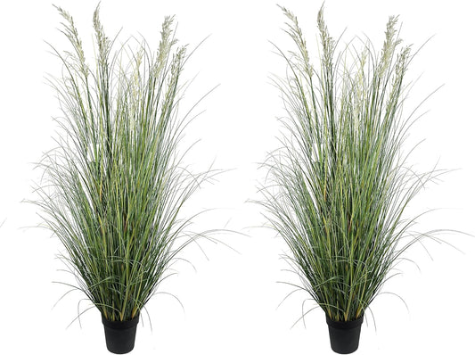 Artificial Plant 71in（6ft,2pack） Tall Artificial Grass Plant,Faux Plants Indoor Home Decorative Artificial Plants & Flowers in Pot Fake Plant, House Plant Indoor
