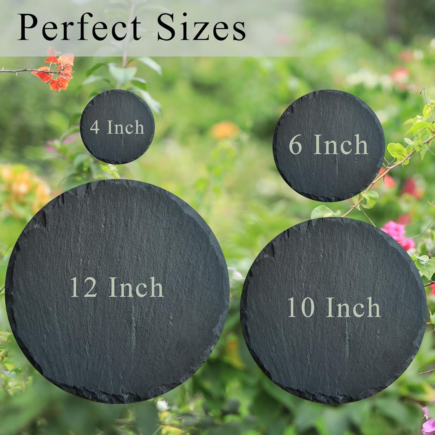 Personalized Pet Memorial Stone for Dogs and Cats | Custom Laser-Etched Weatherproof Garden Grave Marker | Natural Stone Bereavement Headstone Sympathy Gift | 4, 6, 10, or 12 Inch Heart or Circle Shape (A1)