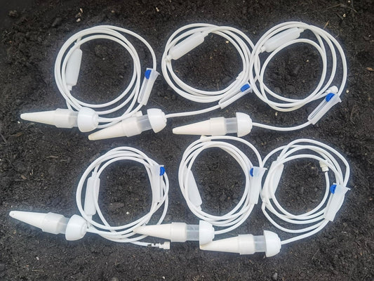 Plant Watering Seepage Devices, Insert into Soil, Self Watering Stakes for Indoor & Outdoor Plant, Automatic Irrigation (6 PCs)