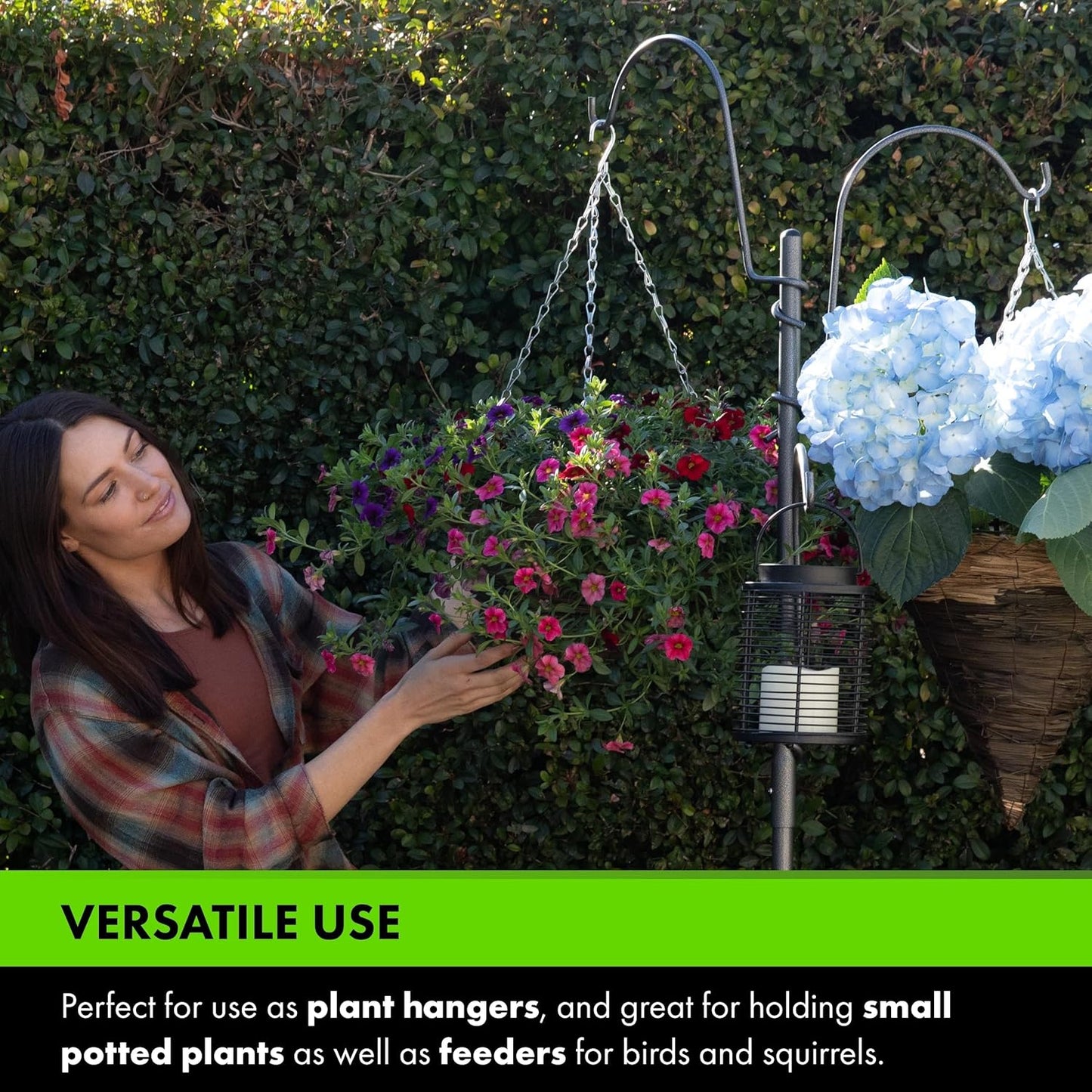 Yard Butler Yard Tree Supplies - Beautiful Home Decor for Garden, Lawn, or Indoors - Perfect for Hanging Plants, Bird Feeders, Laterns, or Wind Chimes, Tree Hook