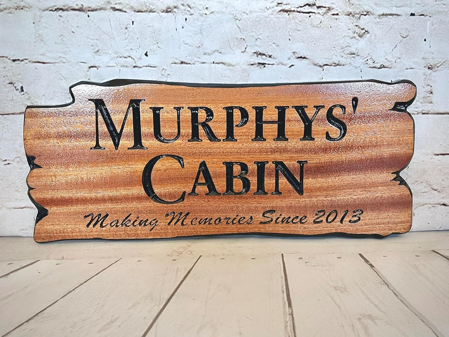 Custom Wooden Signs, Personalized Wood Signs, Custom Wood Signs, Personalized Cabin Signs, Outdoor Wooden Sign, Family Name Signs (Murphy Style)