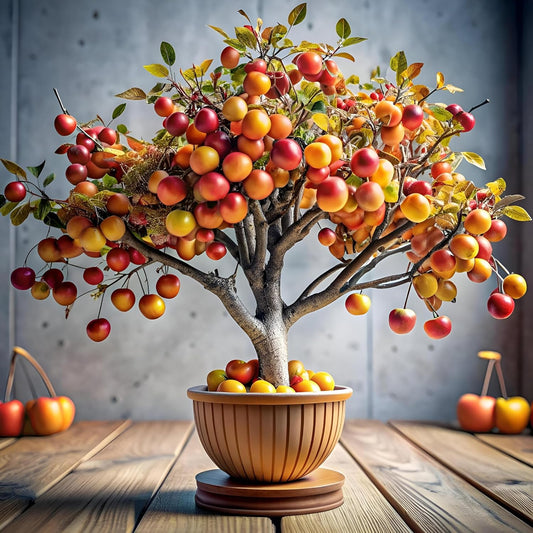 Crabapple Bonsai Tree Seedling for Planting - Grow a Fruit Tree Bonsai - 1 Year Old Seedling, No Pot Included, Ships Bare Root